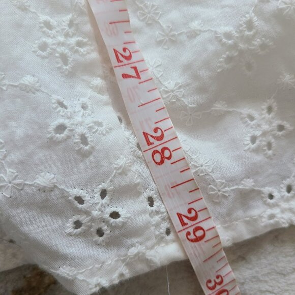 Altar’d State White Eyelet Milkmaid Dress Women's Size XL - Picture 10 of 14